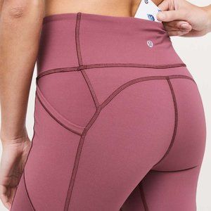 LULULEMON All The Right Places Leggings Misty Merl